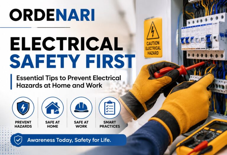 Electrical Safety First: Essential Guide to Preventing Electrical Hazards at Home and Work electrical safety first